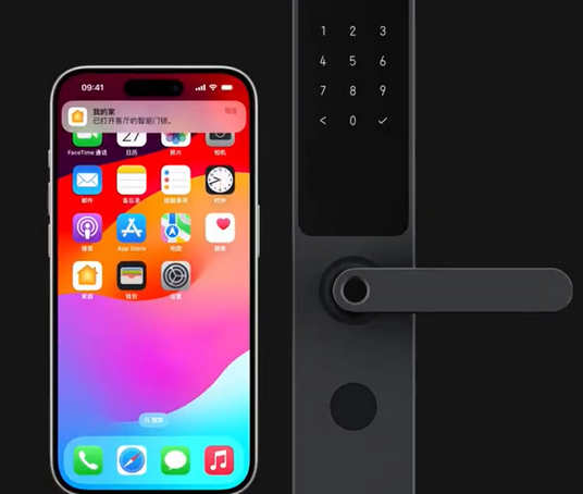 隆昌iPhone维修站分享在iPhone上使用家庭钥匙开启智能门锁 