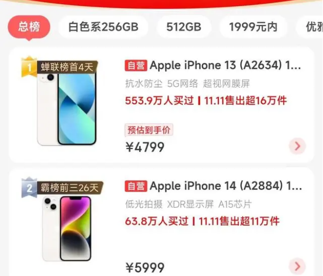 隆昌苹果14维修分享iPhone14配置不如同价位的安卓还能大卖 