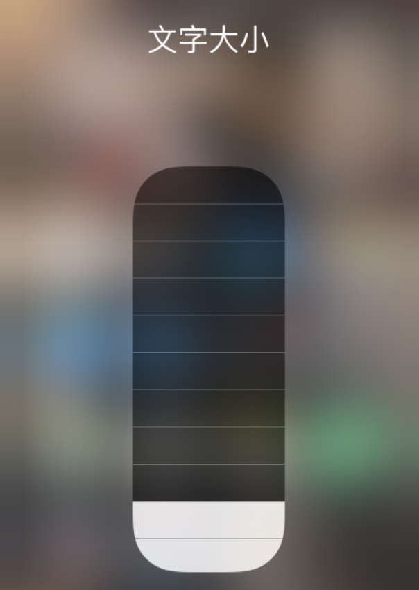 隆昌苹果手机维修分享小技巧：在 iPhone 控制中心快速调节字体大小 