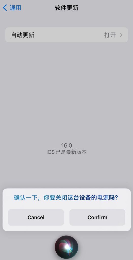 隆昌苹果手机维修分享iOS 16 新功能：呼叫 Siri 即可让 iPhone 关机 