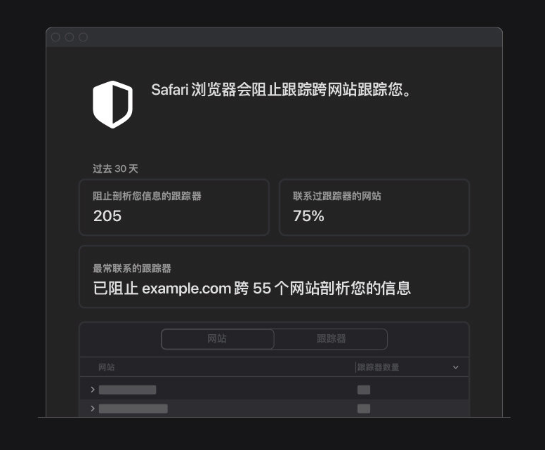 隆昌苹果手机维修分享如何在 Safari 浏览器中查看和打开隐私报告 